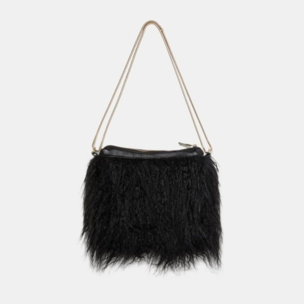 Zara Faux Fur Bag